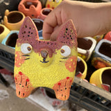 Hand made animal pots free shipping