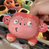 Hand made animal pots free shipping