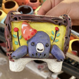 Hand made animal pots free shipping