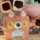 Hand made animal pots free shipping