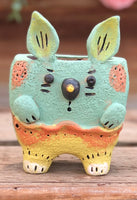 Hand Made Bunny Pot